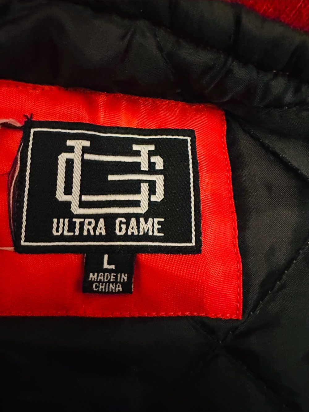 NBA Ultra Game Men's L Chicago Bulls Bomber Varsity Snap Up Jacket - Picture 11 of 14